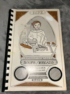 KCMR Soups/Breads Sandwhiches Appetizers Spiral Bound Cookbook 1994